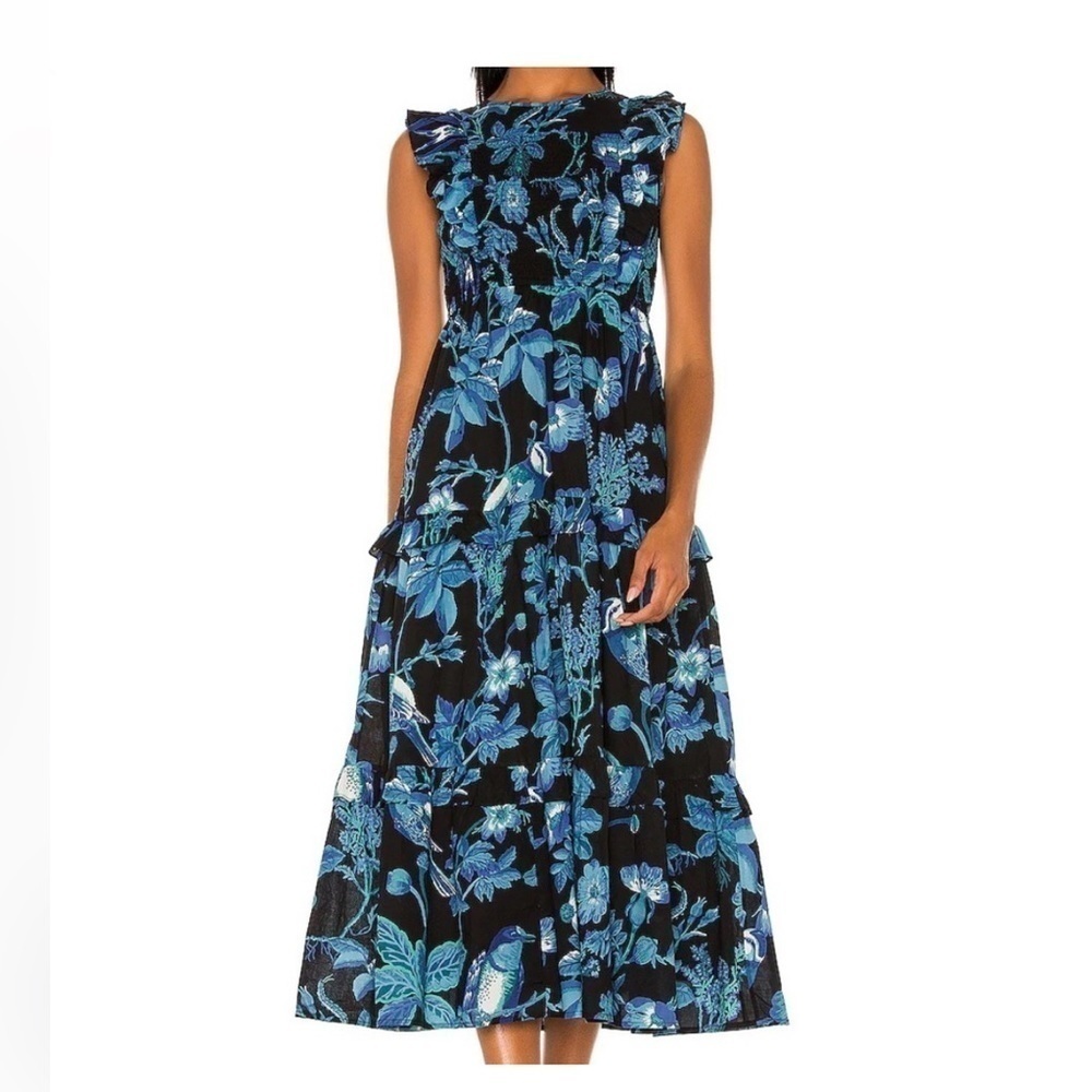 Banjanan iris dress woden hedgerow small NWT